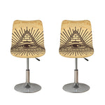 Illuminati Eye Print Bar Stool Covers