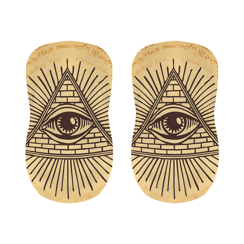 Illuminati Eye Print Bar Stool Covers