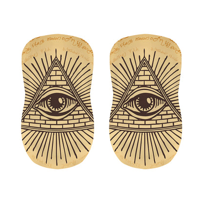 Illuminati Eye Print Bar Stool Covers