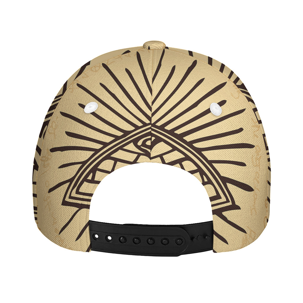 Illuminati Eye Print Baseball Cap