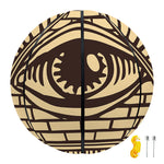 Illuminati Eye Print Basketball