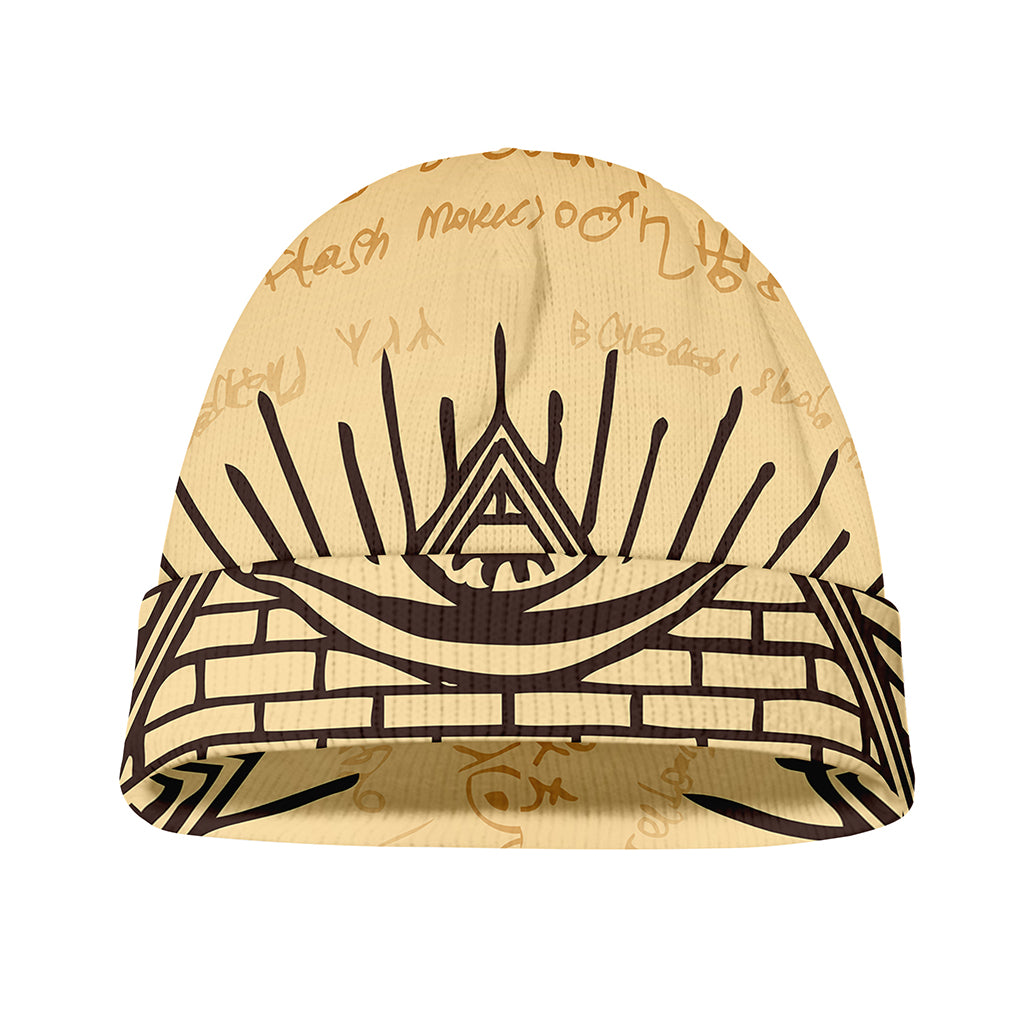 Illuminati Eye Print Beanie