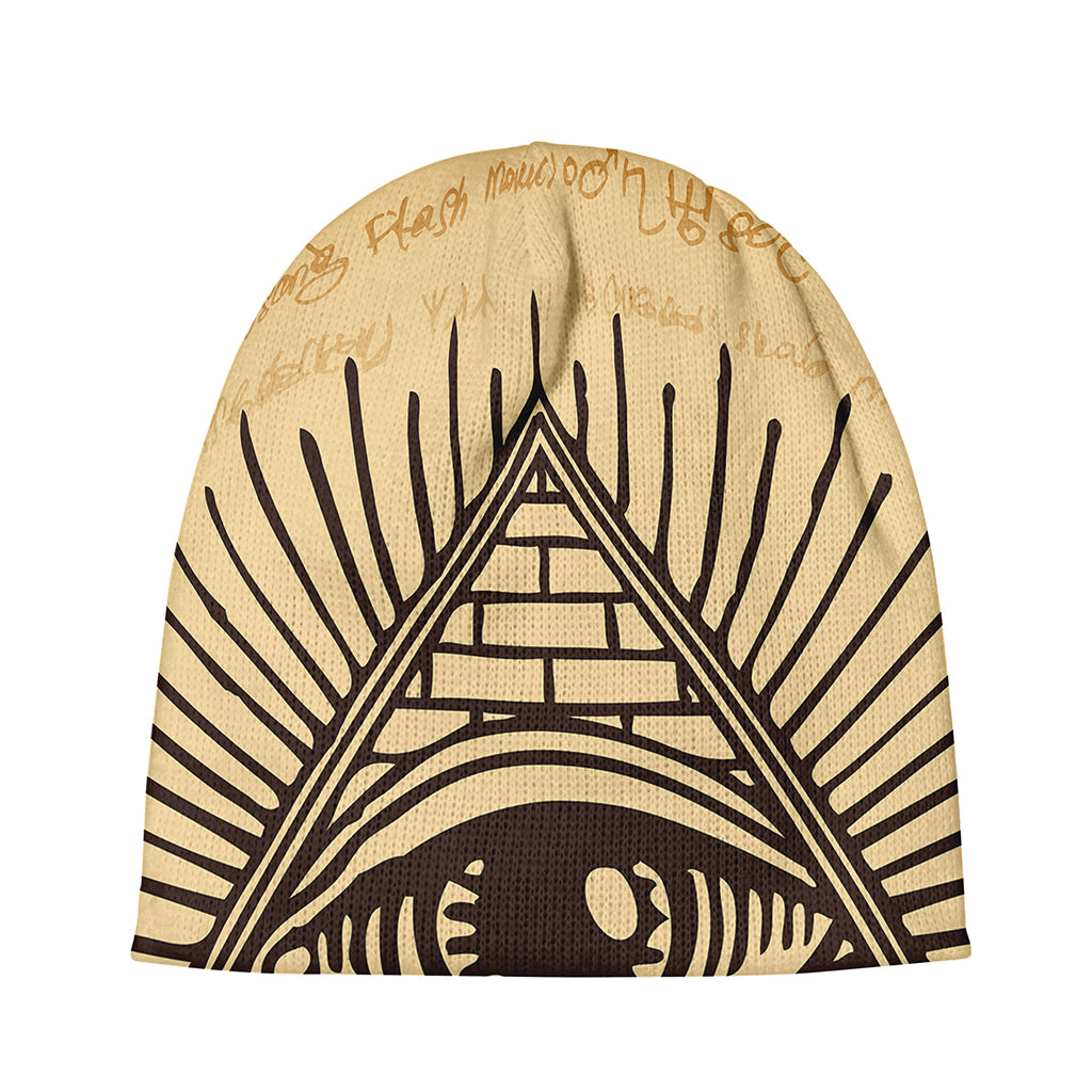 Illuminati Eye Print Beanie