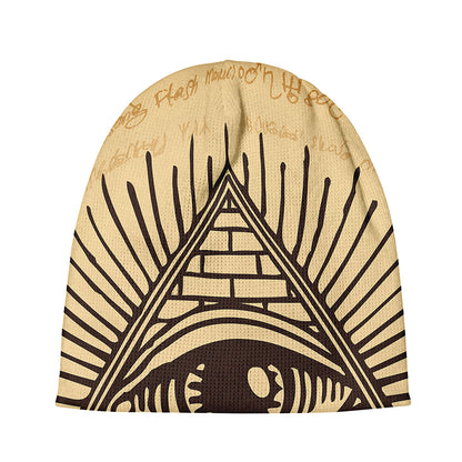Illuminati Eye Print Beanie
