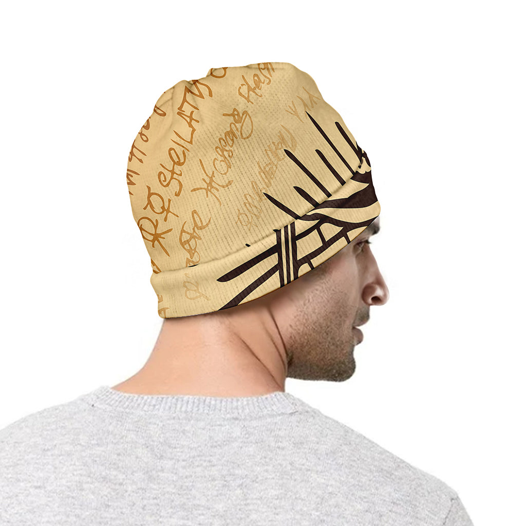 Illuminati Eye Print Beanie