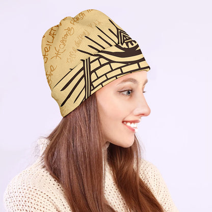 Illuminati Eye Print Beanie