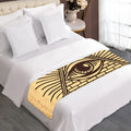 Illuminati Eye Print Bed Runner