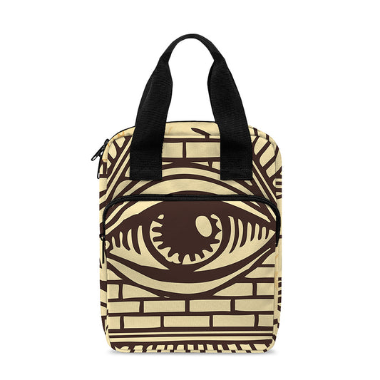 Illuminati Eye Print Bible Tote Bag