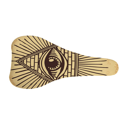 Illuminati Eye Print Bicycle Seat Cover