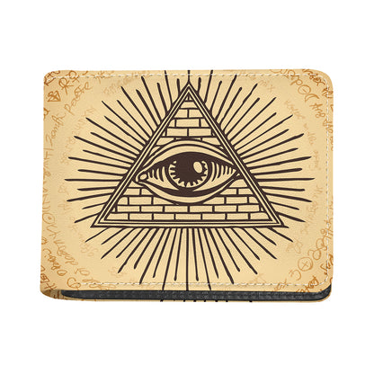 Illuminati Eye Print Bifold Wallet