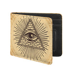 Illuminati Eye Print Bifold Wallet