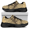 Illuminati Eye Print Black Chunky Shoes