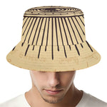 Illuminati Eye Print Bucket Hat