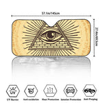 Illuminati Eye Print Car Windshield Sun Shade