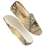 Illuminati Eye Print Casual Shoes
