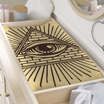 Illuminati Eye Print Changing Pad Cover