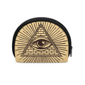 Illuminati Eye Print Coin Purse