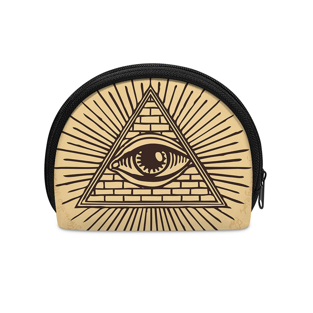 Illuminati Eye Print Coin Purse