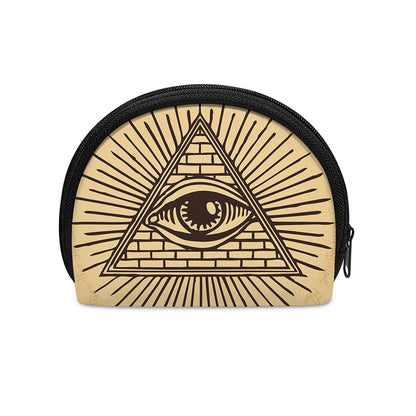 Illuminati Eye Print Coin Purse