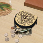 Illuminati Eye Print Coin Purse