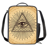 Illuminati Eye Print Crossbody Lunch Bag