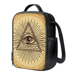 Illuminati Eye Print Crossbody Lunch Bag
