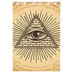 Illuminati Eye Print Curtain