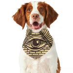 Illuminati Eye Print Dog Bandana