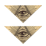 Illuminati Eye Print Dog Bandana