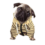 Illuminati Eye Print Dog Zip Up Hoodie