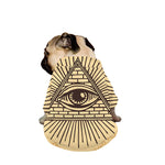 Illuminati Eye Print Dog Zip Up Jacket