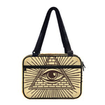 Illuminati Eye Print Double Strap Bible Bag
