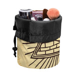 Illuminati Eye Print Drawstring Makeup Bag