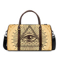 Illuminati Eye Print Duffel Bag