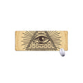 Illuminati Eye Print Extended Mouse Pad