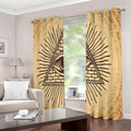 Illuminati Eye Print Extra Wide Grommet Curtains