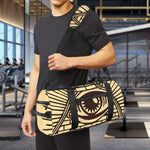 Illuminati Eye Print Gym Bag