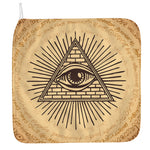 Illuminati Eye Print Hand Towel