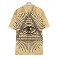 Illuminati Eye Print Hawaiian Shirt