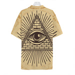 Illuminati Eye Print Hawaiian Shirt