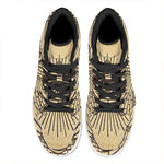 Illuminati Eye Print High Top Leather Sneakers