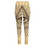 Illuminati Eye Print High-Waisted Pocket Leggings