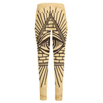 Illuminati Eye Print High-Waisted Pocket Leggings