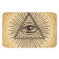 Illuminati Eye Print Indoor Door Mat