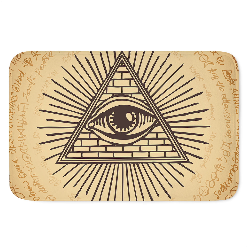 Illuminati Eye Print Indoor Door Mat