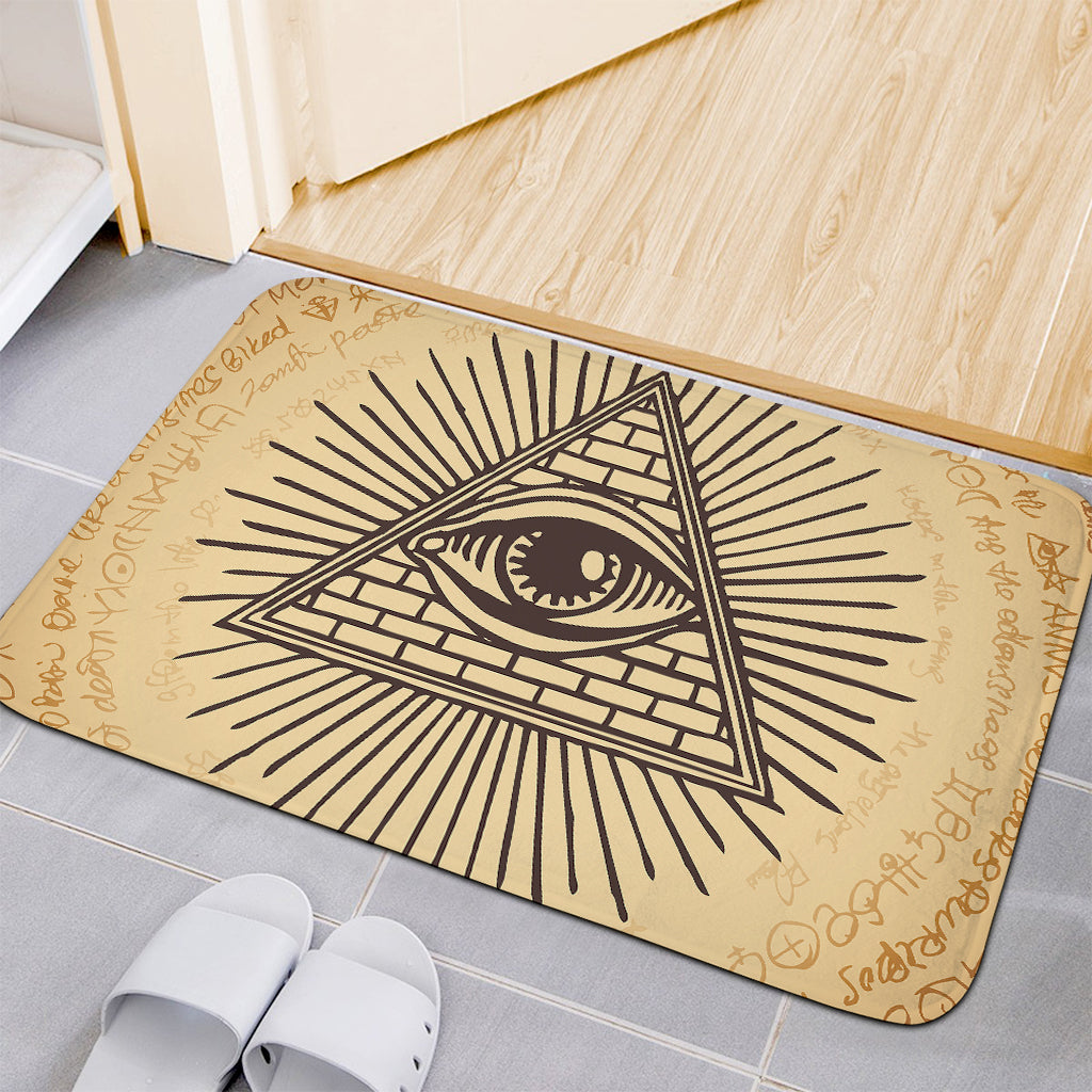 Illuminati Eye Print Indoor Door Mat