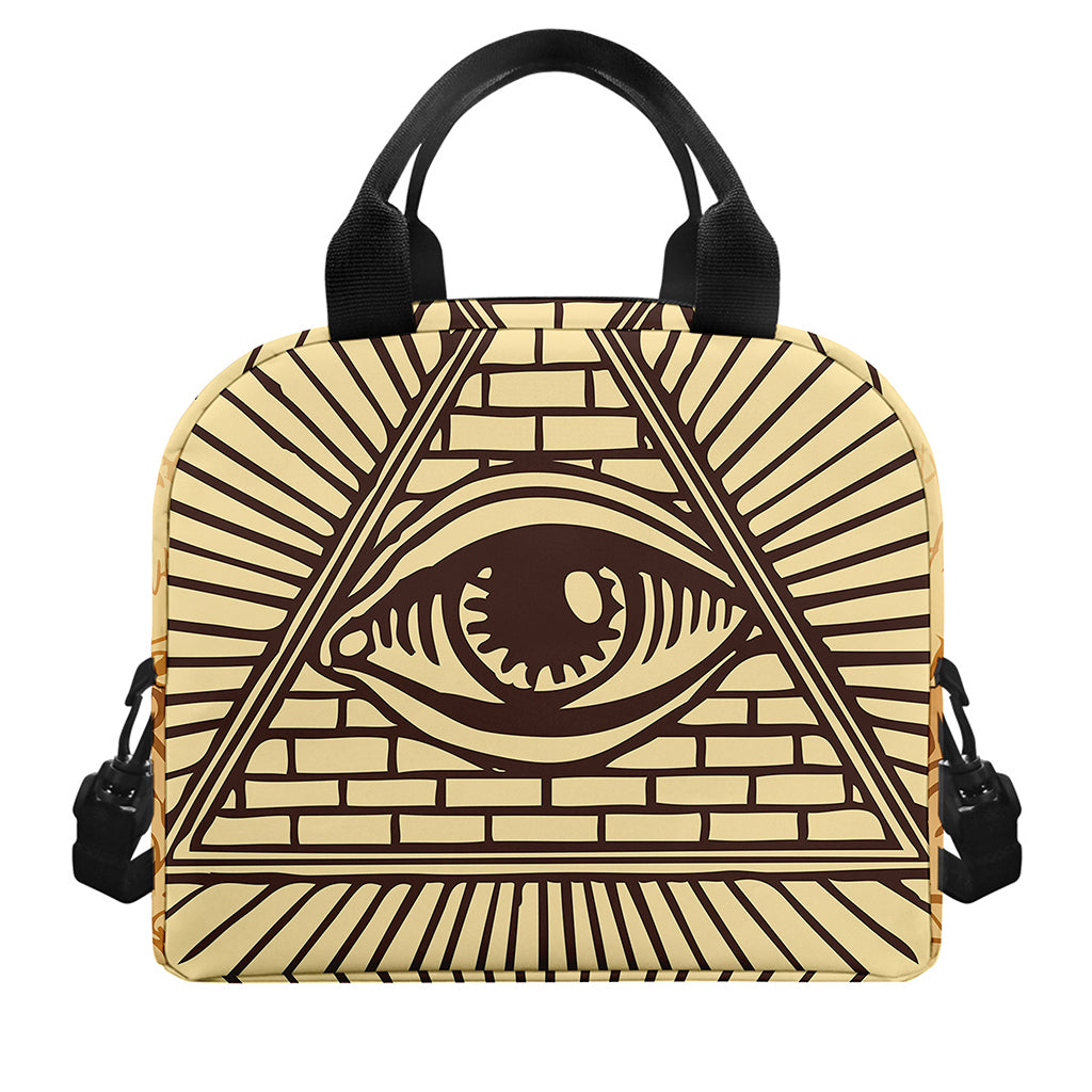 Illuminati Eye Print Insulated Lunch Bag