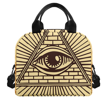 Illuminati Eye Print Insulated Lunch Bag