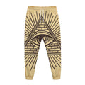 Illuminati Eye Print Jogger Pants