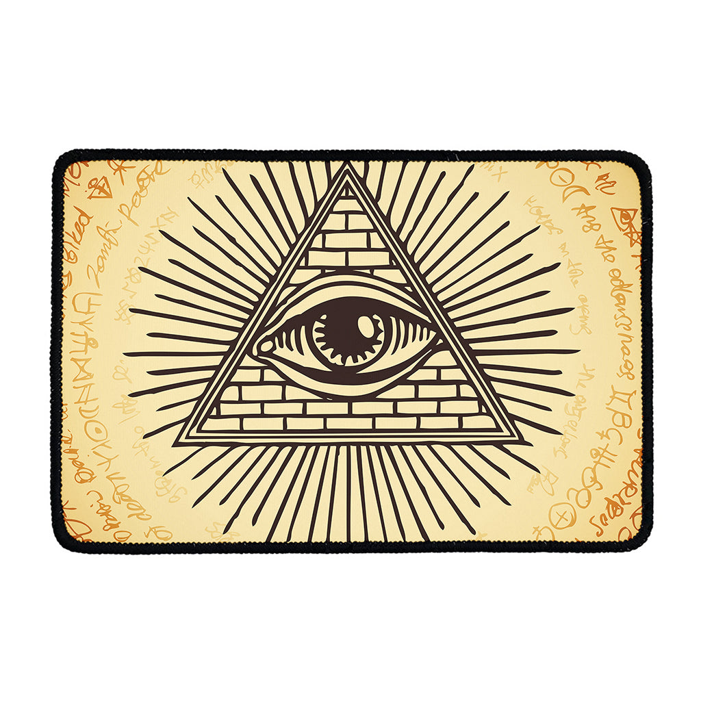 Illuminati Eye Print Kitchen Mat